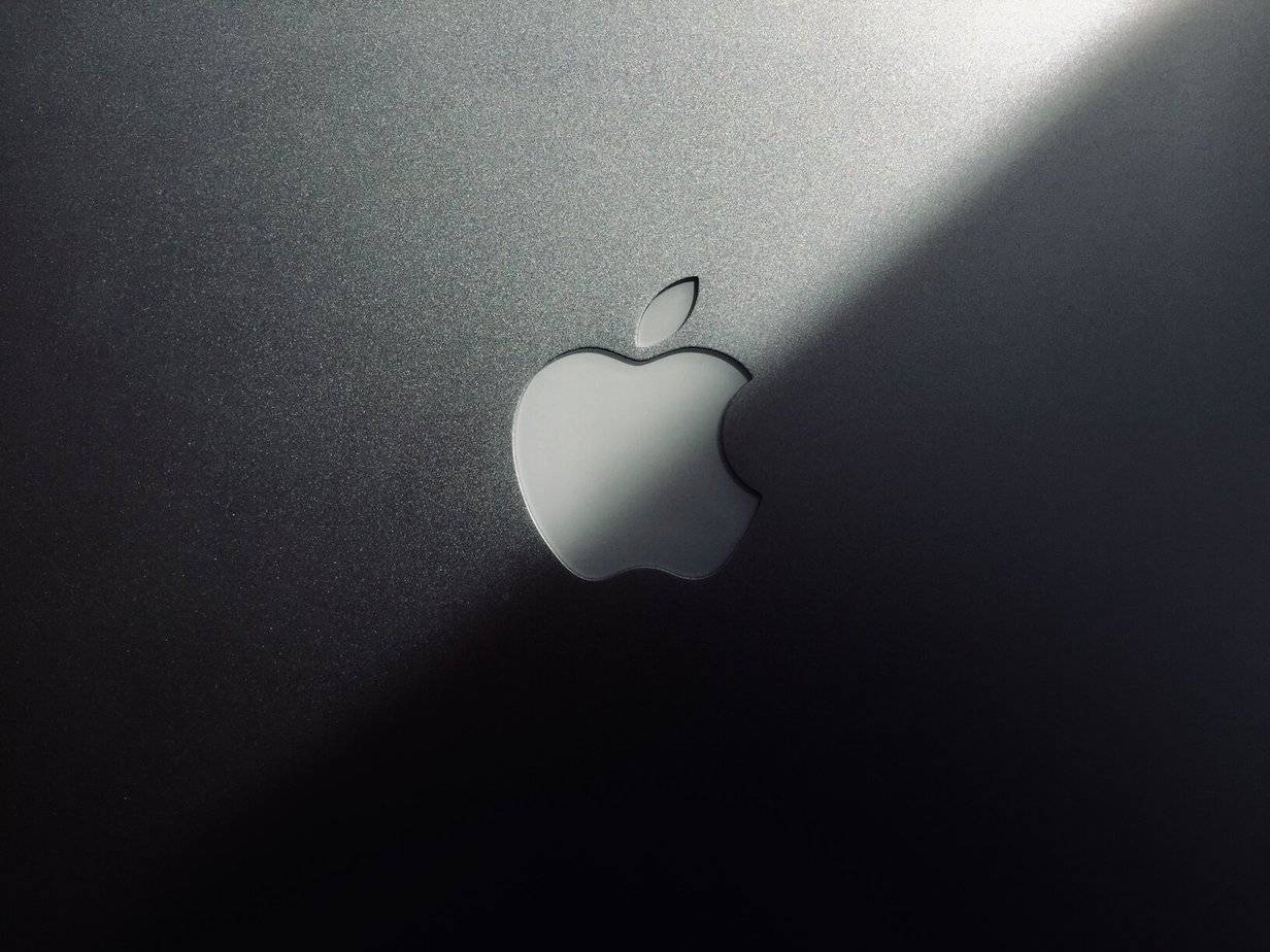 Apple Logo on a computer