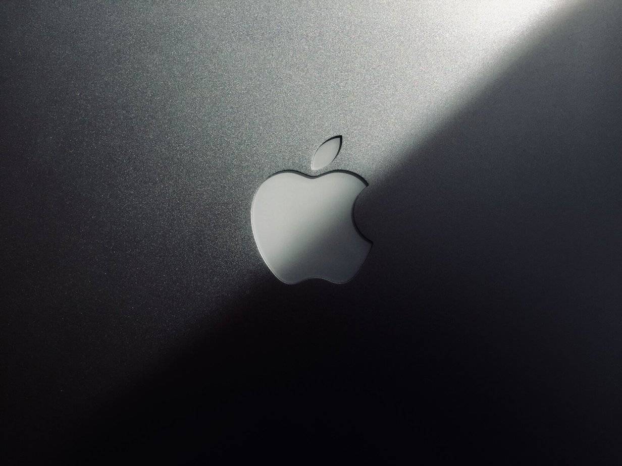 Apple Logo on a computer Apple Logo on a computer