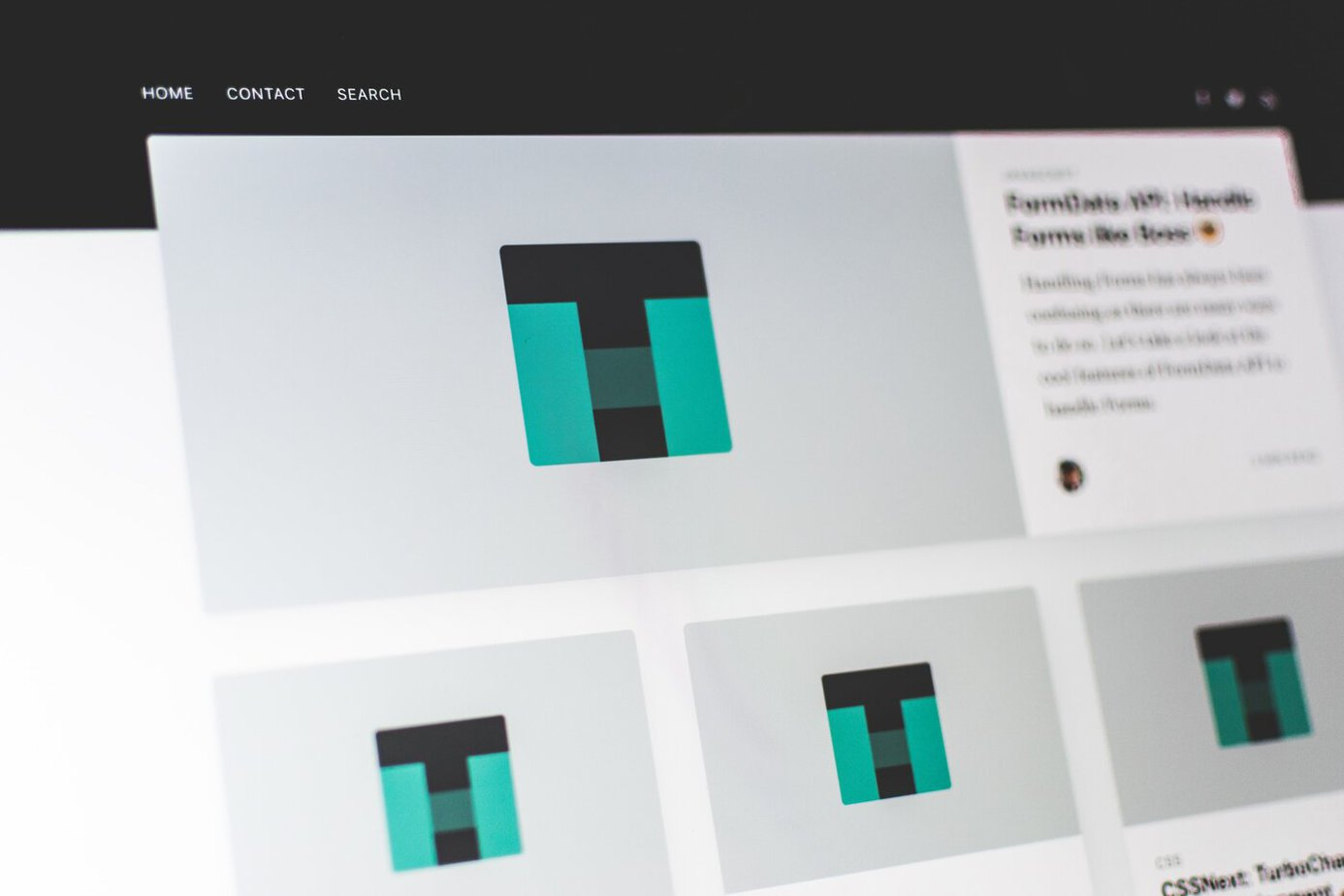 website design on a computer website design on a computer