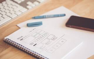 web design sketch pad