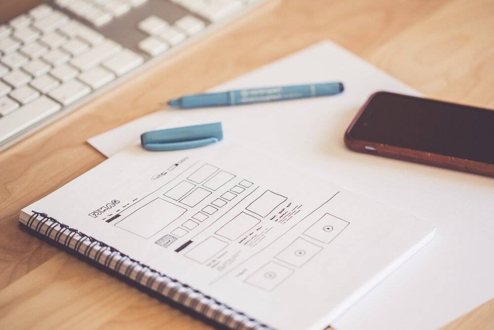 web design sketch pad